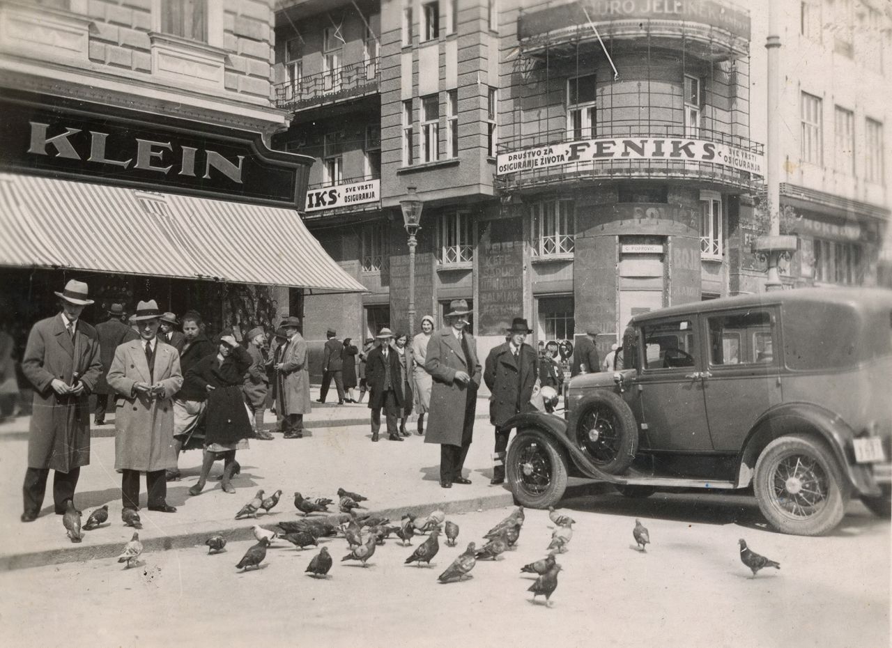 Trg bana Jelačića, Splavnica, oko 1932. godine